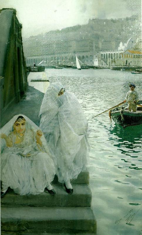 i algers hamn, Anders Zorn